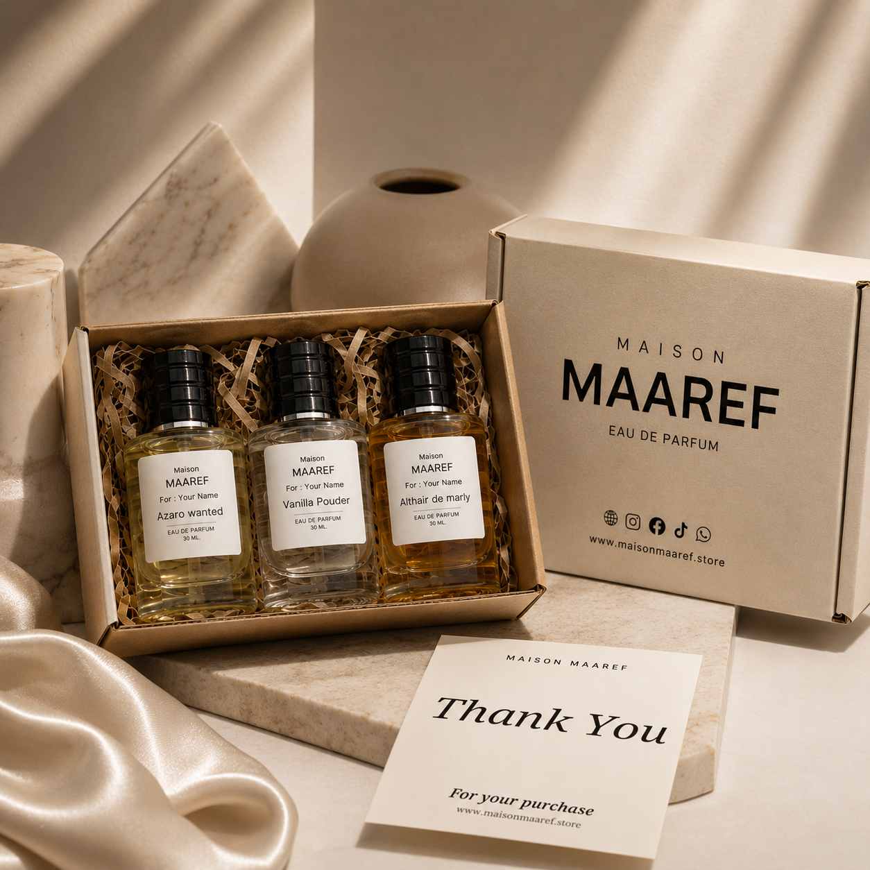Pack 3 Parfums – 30ML