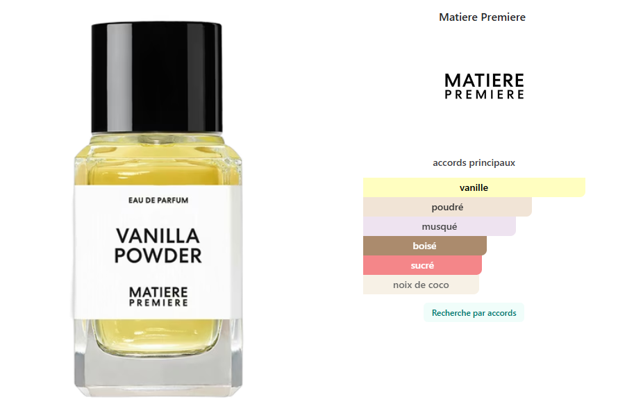 Vanilla Powder Matiere Premiere