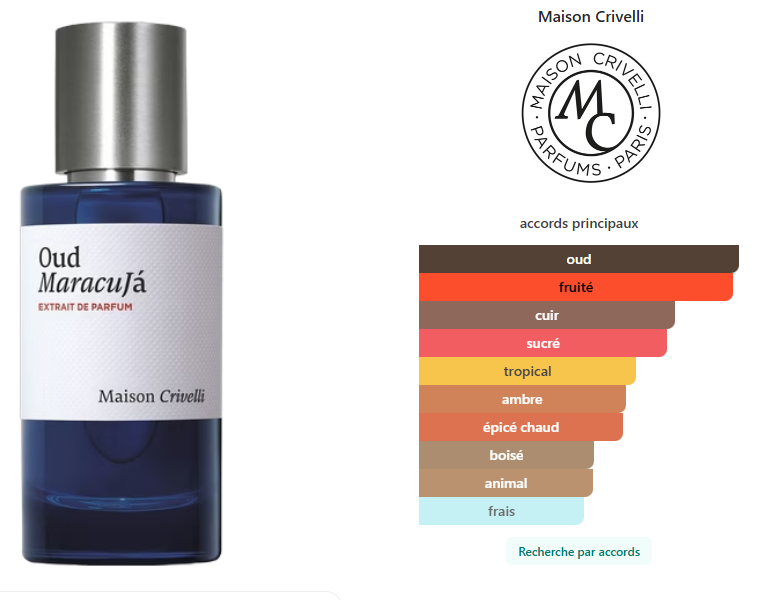 Oud Maracuja DE Maison Crivelli