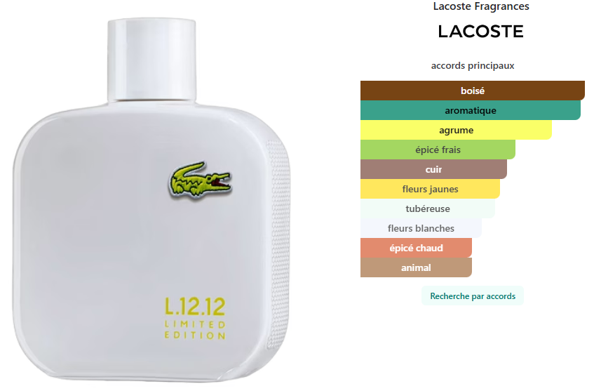 Lacoste  Blanc