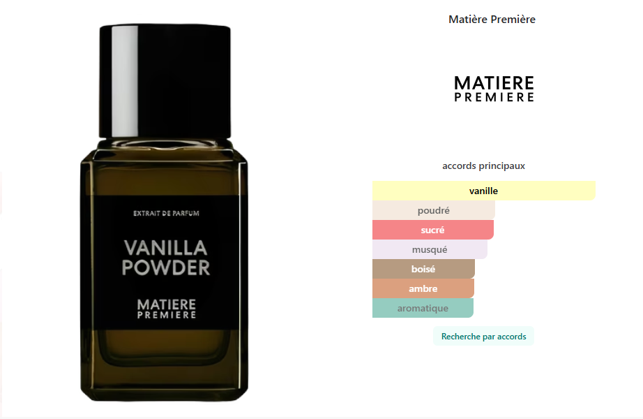 Vanilla Powder Extrait Matière Première
