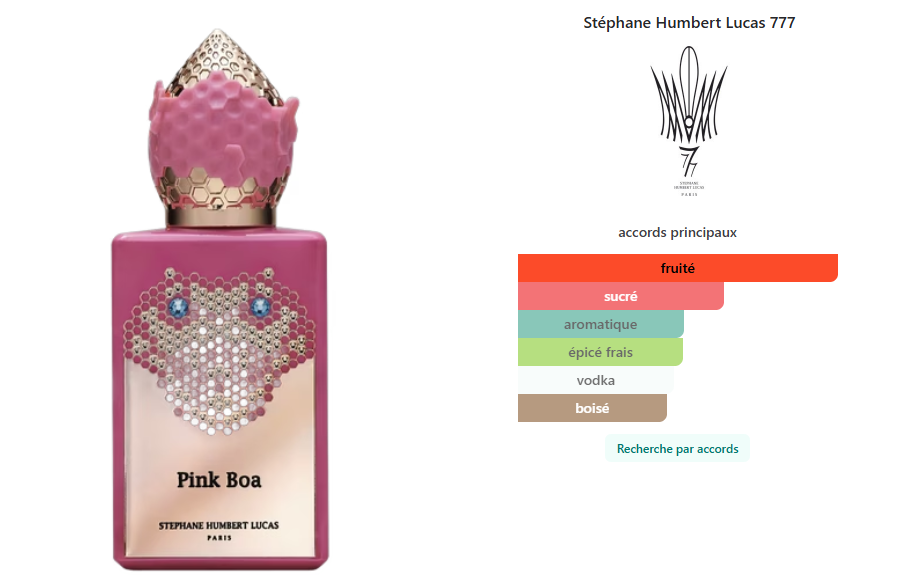 Pink Boa Stéphane Humbert Lucas 777
